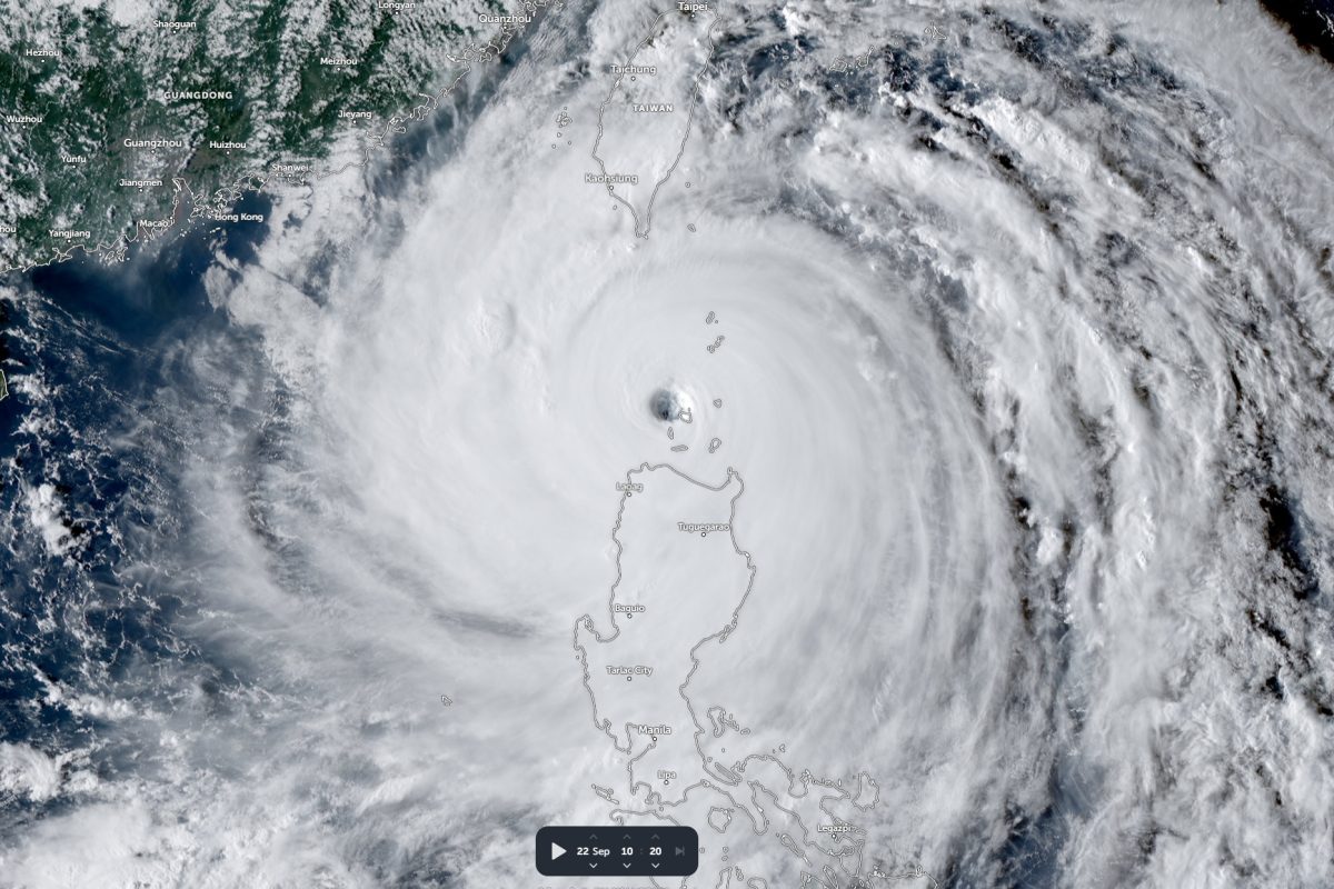 Super tajfun Nando (Ragasa-25) je trenutno najmočnejša nevihta na svetu letos