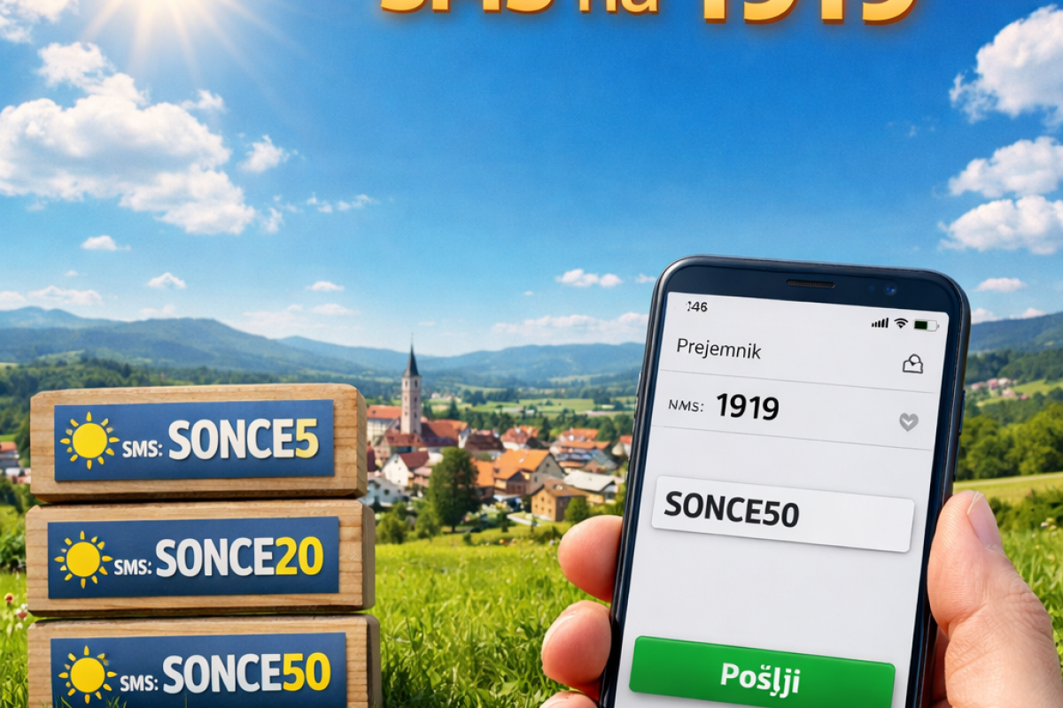 Ekskluzivno: Po novem lahko naročite sonce za svojo regijo – dovolj je SMS na 1919