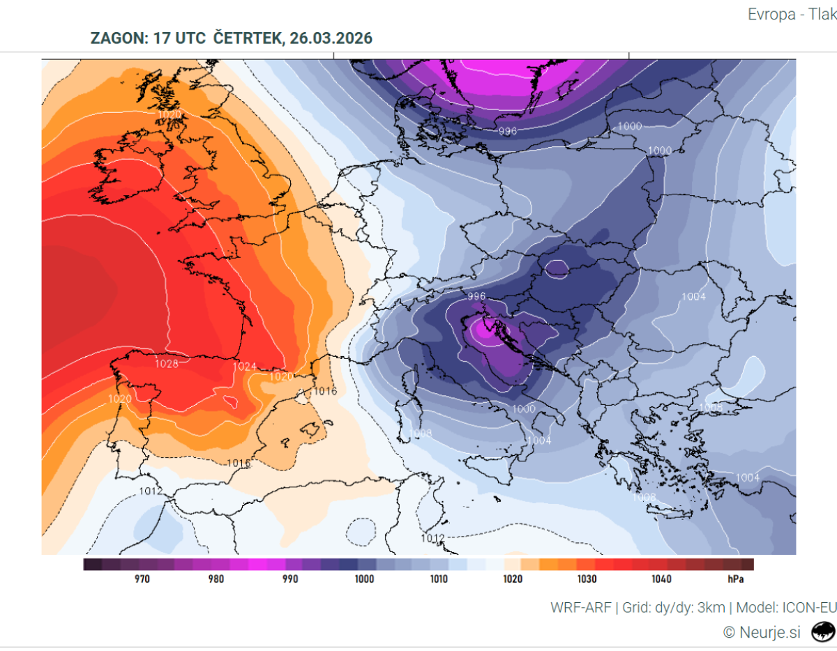 Trenutno snežne razmere po Sloveniji. Pozor: V prihodnjih urah se bo krepil severni veter!