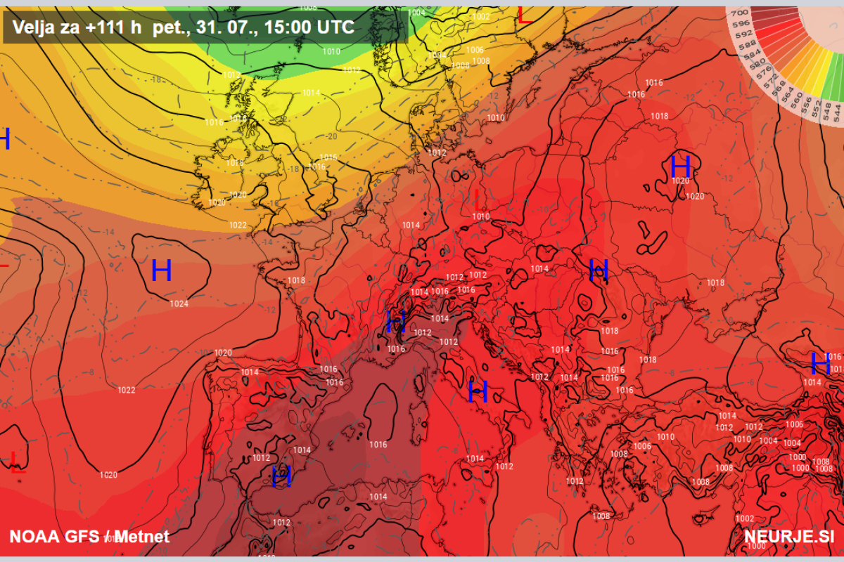 Vroče z veliko začetnico: Temperature tudi do 39 °C.