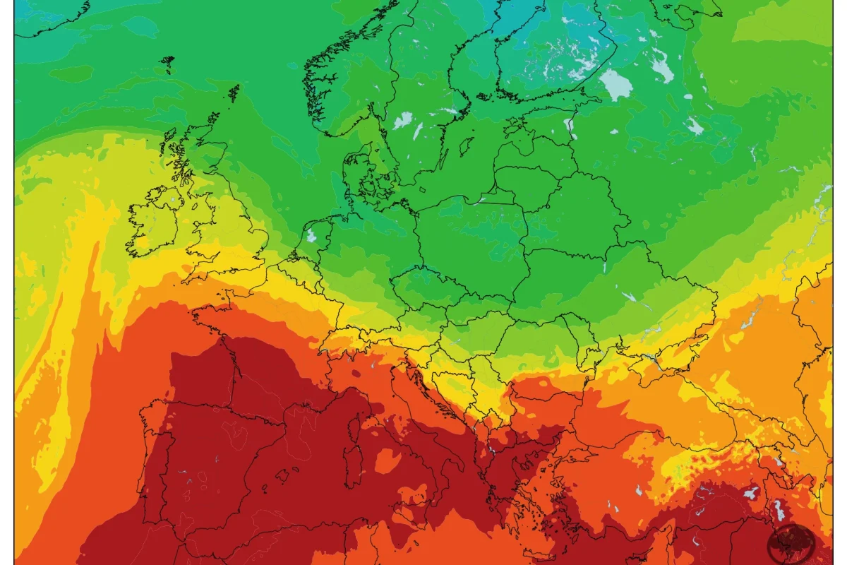 Danes na Dolenjskem do 35°C. Jutri prehod oslabljene motnje